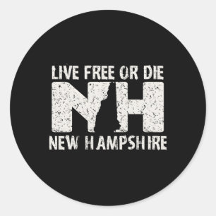 Adesivo Novo Hampshire Live Free Ou Die Product