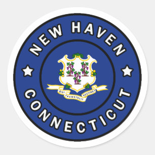 Adesivo Novo Haven Connecticut
