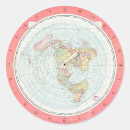 Adesivo "NOVO MAPA PADRÃO DO MUNDO", de Gleason