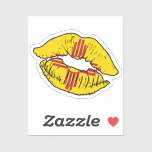 Adesivo Novo México Nova Bandeira de Amor Mexicana