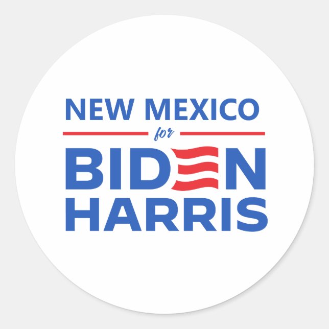 Adesivo Novo México para Biden Harris (Frente)
