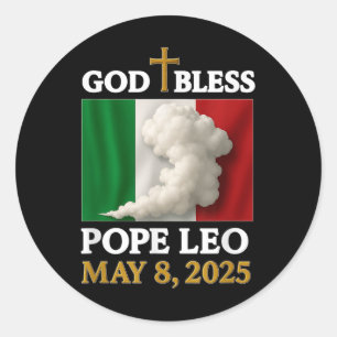 Adesivo Novo Papa Leão Italiano Leo 2025