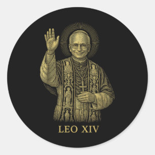 Adesivo Novo Papa Leo Xiv Robert Francis Prevenir