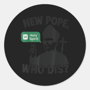 Adesivo Novo Papa Que Des_ Espírito Santo Divertido Papa L