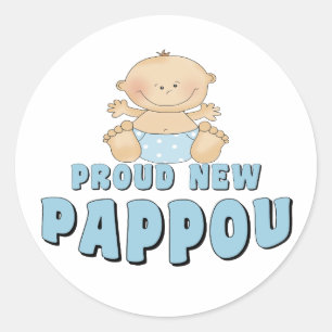 Adesivo NOVO Pappou Boy ORGULHOSO