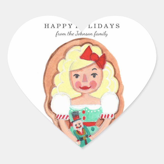 Adesivo Noz-cracker de Natal Clara | Vinheta (Frente)