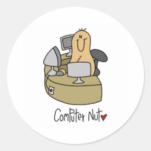 Adesivo Noz de Computador