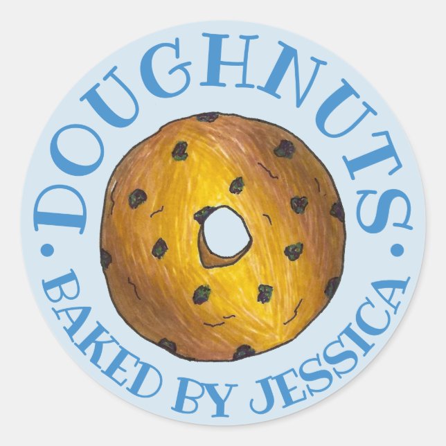 Adesivo Nozes De Bolo De Aromas Homemadas, Feitas Por (Frente)