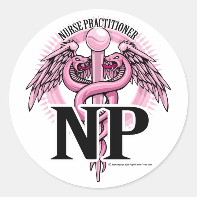 Adesivo NP PINK Caduceus (Frente)