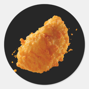 Adesivo Nugget de Frango Crocante Comida Divertida Tenders