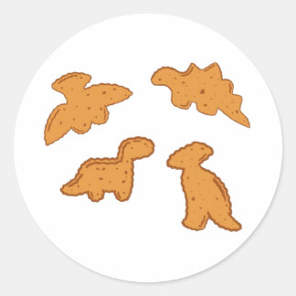 Adesivo Nuggets de dinossauro