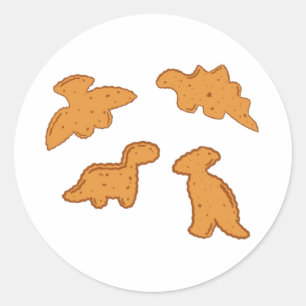Adesivo Nuggets Dino