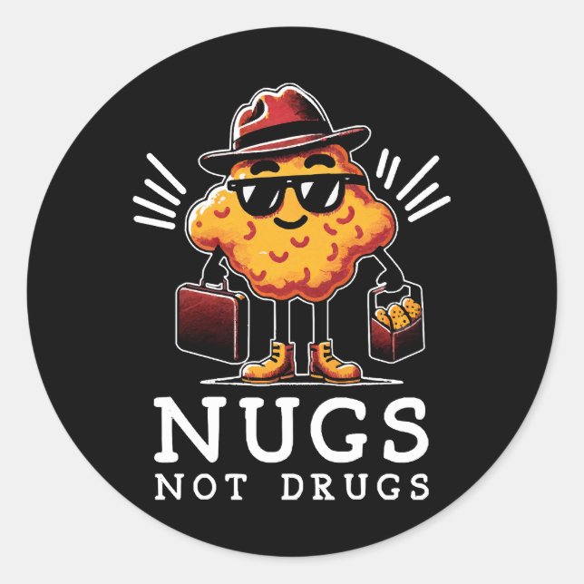 Adesivo Nugs Crises Não Drogas (Frente)