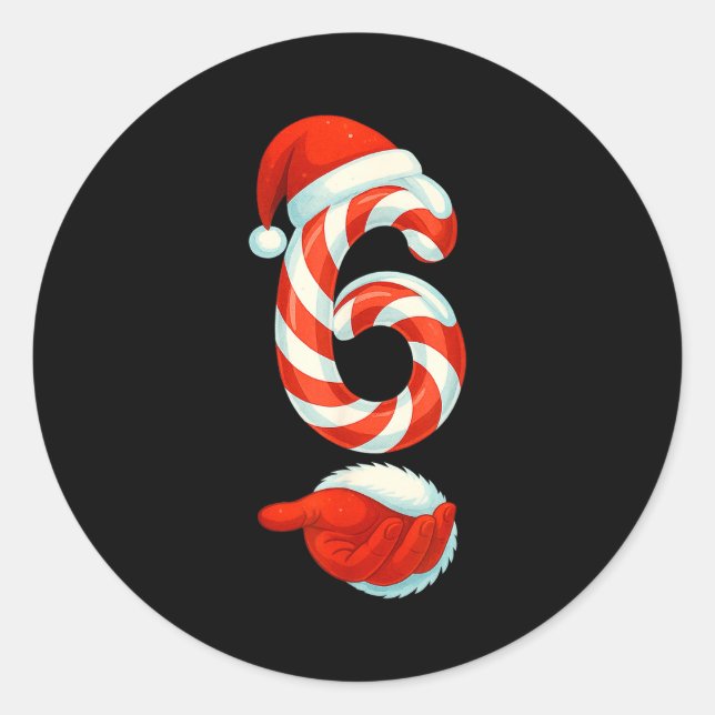 Adesivo Number 6 7 Meme 67 Couple Pajamas Christmas Matchi (Frente)