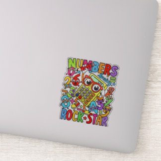 Adesivo Number Day Maths Sticker for Kids UK Classroom