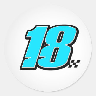 Adesivo Número 18 - Vinheta