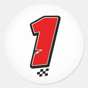 Adesivo Número 1 - Vinheta