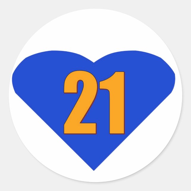 Adesivo Número 21 (Frente)