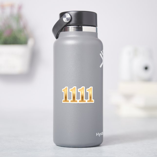 Adesivo Número de Anjo 1111 Oportunidades (HidroFlask)
