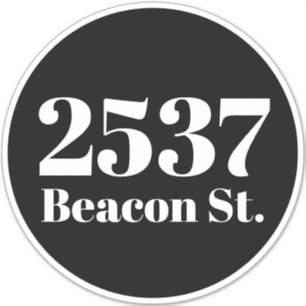 Adesivo Número de caixa do reciclagem de lixo personaliza