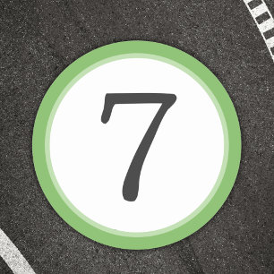 Adesivo Número de pista