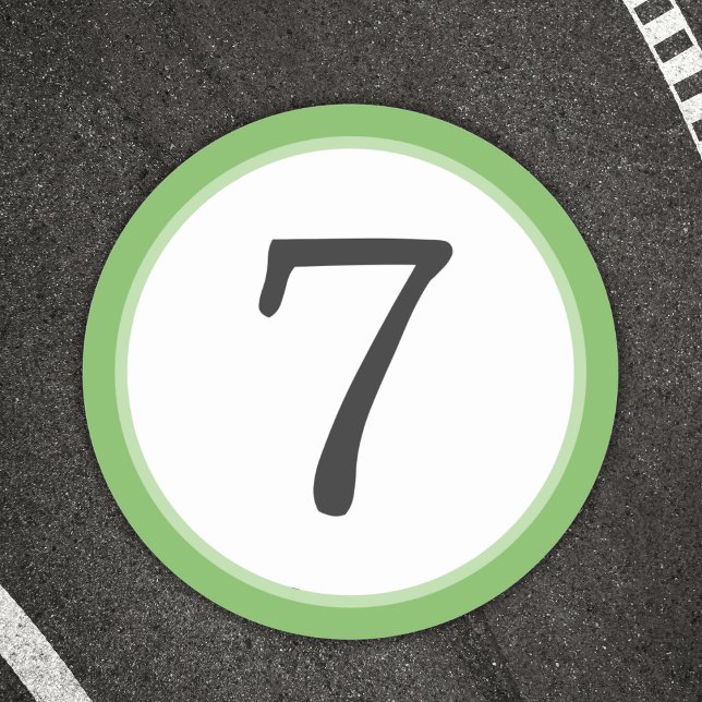 Adesivo Número de pista (Criador carregado)