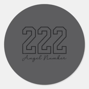 Adesivo Número do Anjo 222 Numerologia Espiritualidade