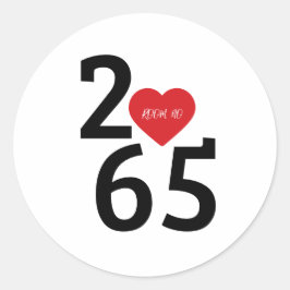 Adesivo Número do Quarto 256 em Camiseta Tri-Blend