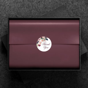 Adesivo Números Blooming Fruta Moody Rustic Obrigado A F