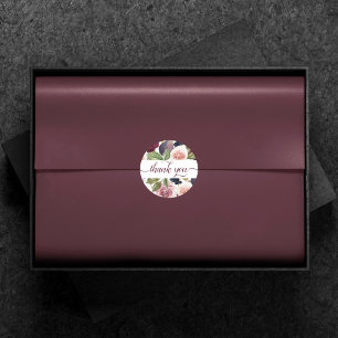 Adesivo Números Blooming Moody Watercolor Garland Obriga