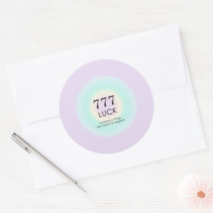 Adesivo Números de anjo Numerologia 777 Sorte   