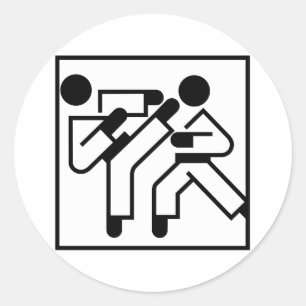 Adesivo Números de Artes Marciais