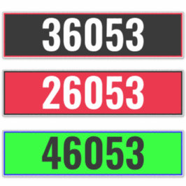 Adesivo Números de Casa Personalizados - Caixa de Correio