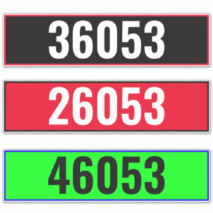 Adesivo Números de Casa Personalizados - Caixa de Correio