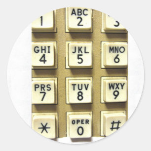 Adesivo Números de telefone