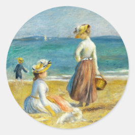 Adesivo Números na Praia, Auguste Renoir Art