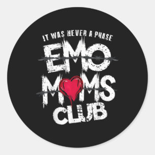 Adesivo Nunca Foi Uma Fase Engraçada Do Clube De Mães Emo