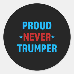 Adesivo Nunca Trumper Apoio Político Joe Biden Anti Tru