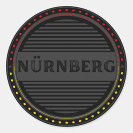 Adesivo Nürnberg City Pride Emblem – German Identity