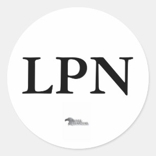 Adesivo nurseguardianlogo, LPN