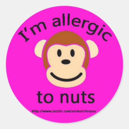 Adesivo Nut Alergia Rosa