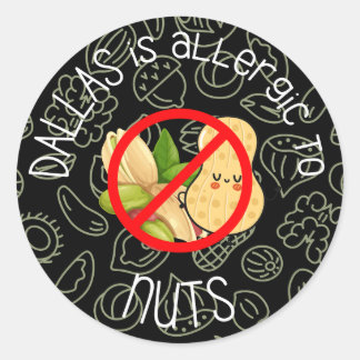 Adesivo Nut Allergy Sticker