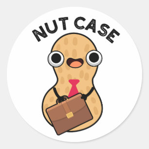Adesivo Nut Case Engraçado Peanut Puns