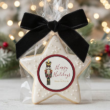 Nutcracker Aquarela Natal Feriado Vermelho