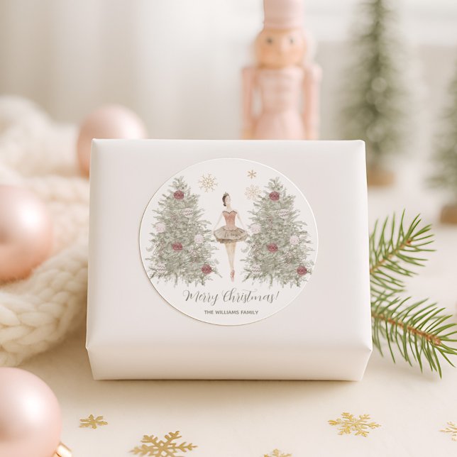 Adesivo Nutcracker Ballerina Natal (Criador carregado)