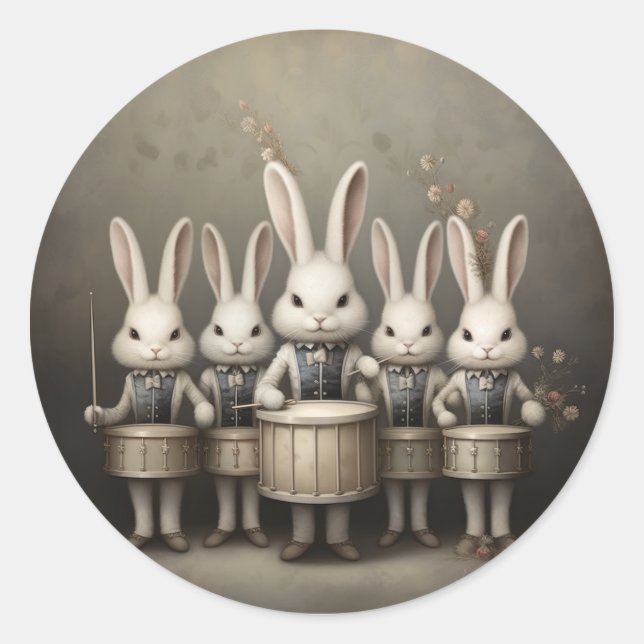 Adesivo Nutcracker Ballet Fashion-Hare Drummers (Frente)