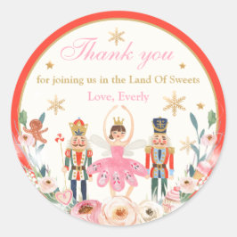 Adesivo Nutcracker Birthday Land Of Sweet Party Favor