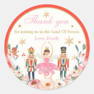 Adesivo Nutcracker Birthday Land Of Sweet Party Favor