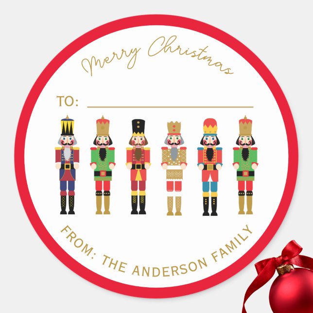 ADESIVO NUTCRACKER CHRISTMAS GIFT STICKER (Criador carregado)