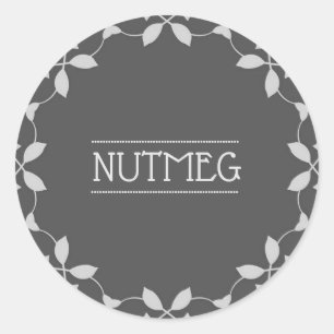Adesivo Nutmeg Spice Jar Sticker Labs